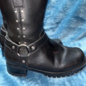 Harley-Davidson Black Leather Boots